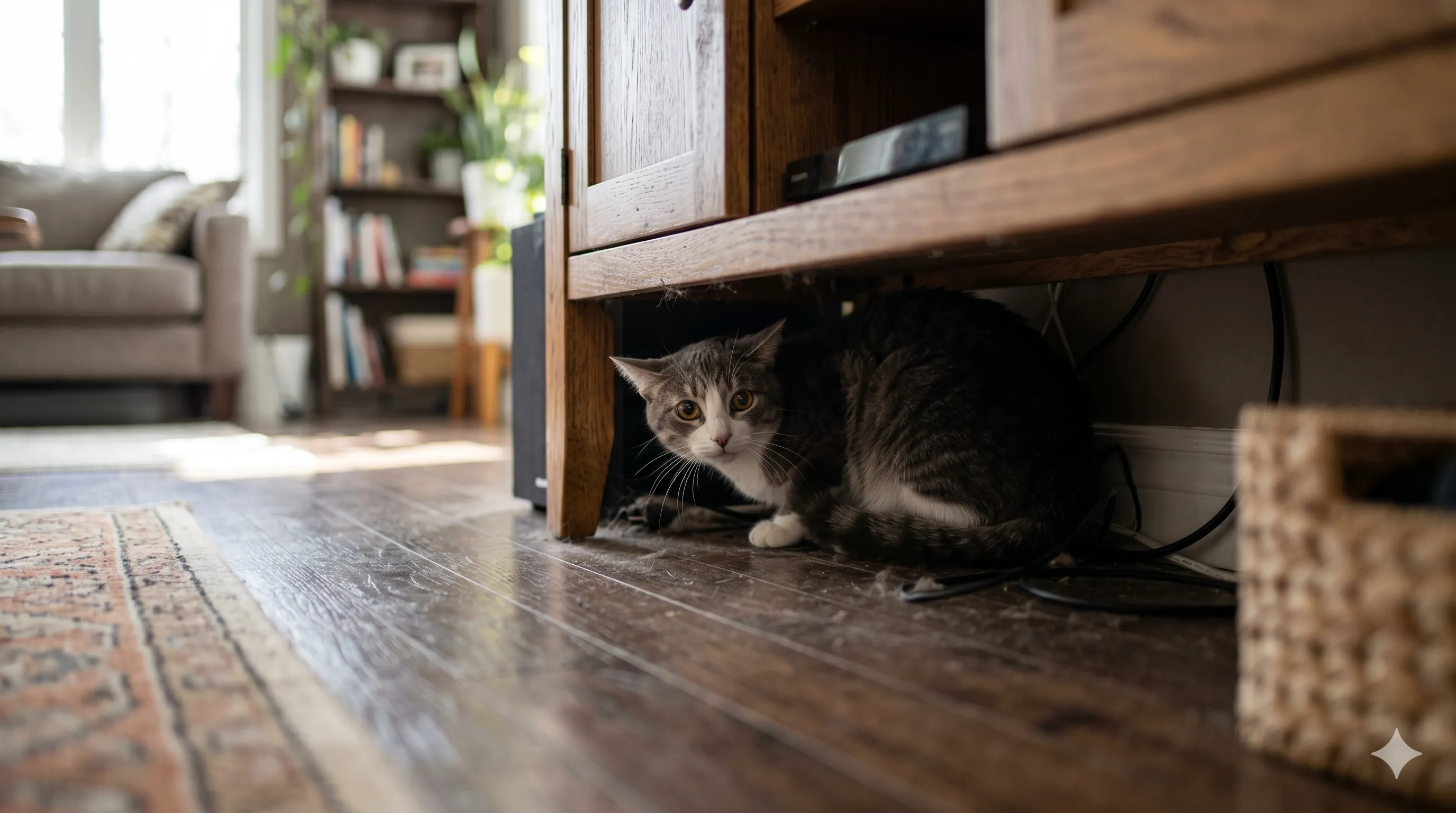 Why Do Cats Hide? (Real Reasons, Emotional Triggers & How to Help Your Cat Feel Safe)