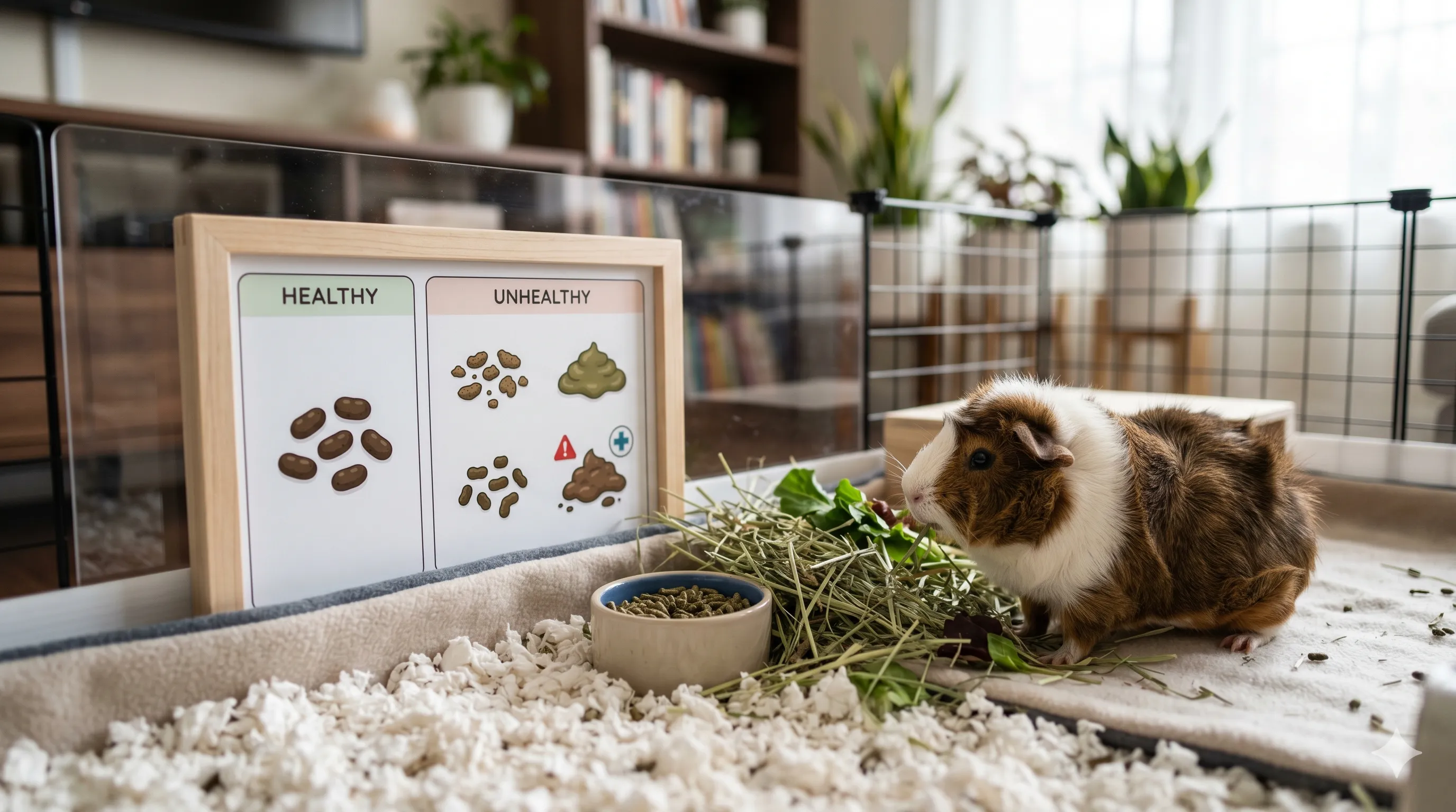 Guinea Pig Poop Meaning Chart (Healthy vs Unhealthy Poop)